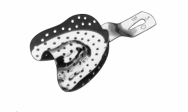 Abdrucklöffel BO Fig. 2 perforiert
