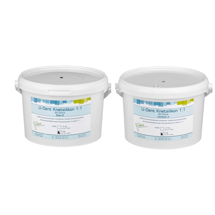 U-Dent putty silicone 90 Shore (extra-hard), pack: 1.5 kg + 1.5 kg