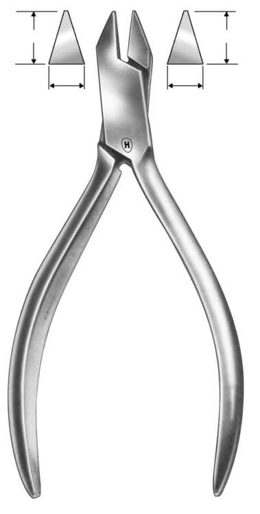 Sling, clasps and wire bending pliers, Ash Nr. 64, 130 mm
