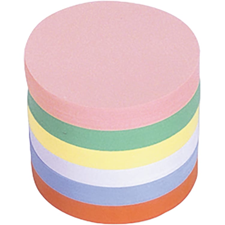 magnetoplan moderation card circle 100 500 pieces assorted