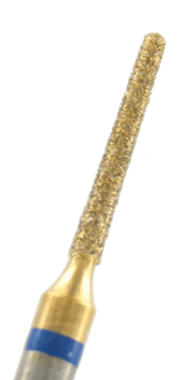 GOLD-Diamant konisch rund Körnung: Blau (standard, 1 Packung á 5 Stück)