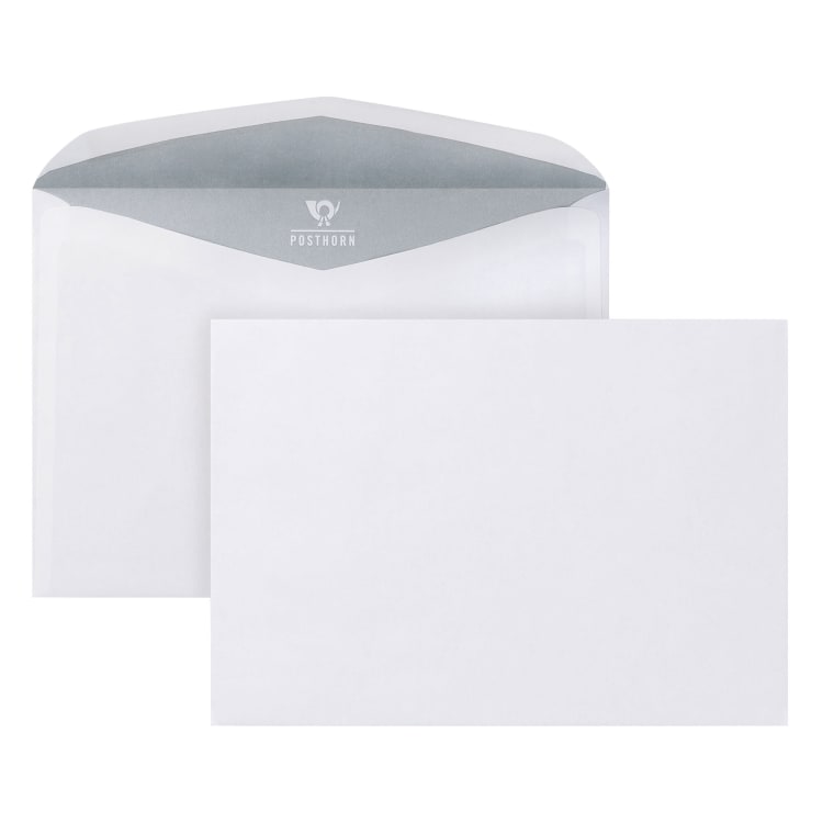 Posthorn envelope 3000 C6 without window gummed 1,000 pieces white