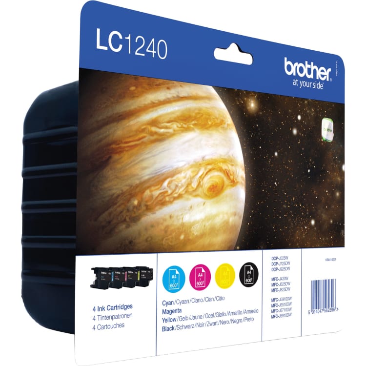 Brother ink cartridge LC1240VALBP black/cyan/magenta/yellow 4 pieces