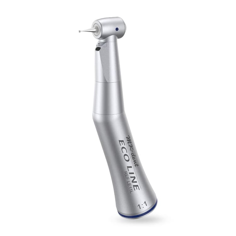 Eco Line contra-angle handpiece with light, 1:1