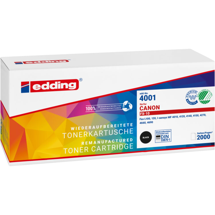 edding toner compatible with Canon FX10 black