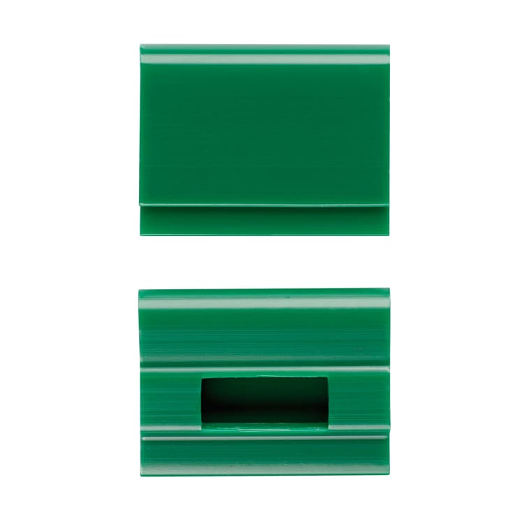 Elba colour tab vertic 1 20x16 mm PVC 25 pieces dark green