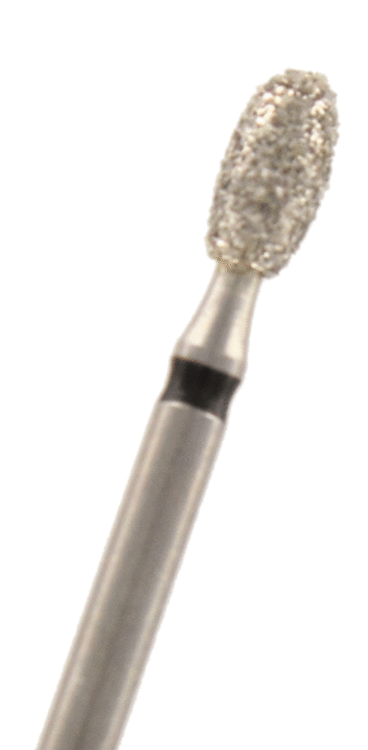 Diamant Eiform Körnung: Schwarz (extra-grob, 1 Packung á 5 Stück)