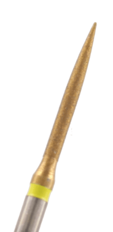 ZD-Diamant Flamme Körnung: Gelb (extra-fein, 1 Packung á 5 Stück)