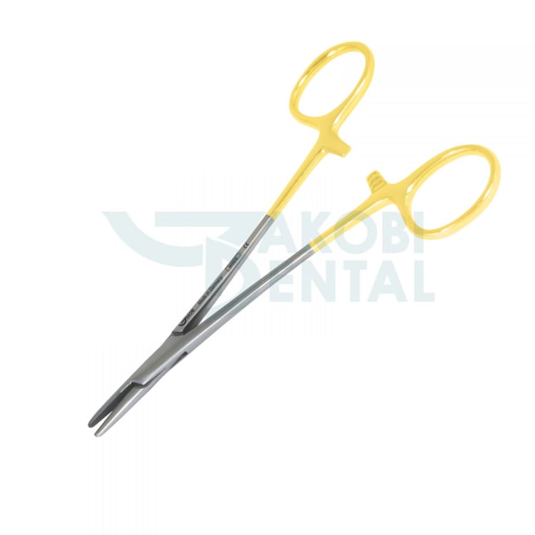 Needle holder Halsey NH 5036, 130mm, smooth beaks, stainless steel, Tungsten Carbid inserts (TC)