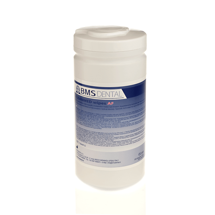 BMS Dental CLEANMED Wipes AF met  Dispenser – Alcoholvrije Oppervlakte Desinfectiedoekjes