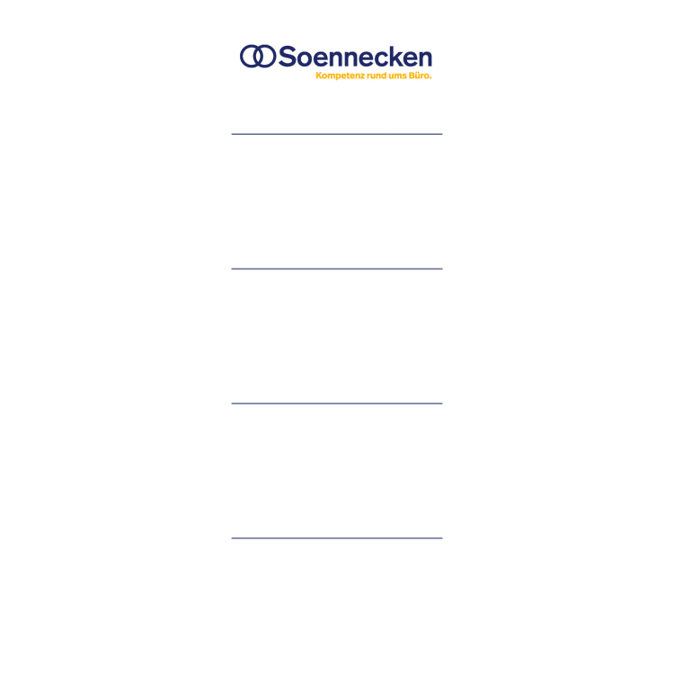 Soennecken insert spine label 48x153 mm 10 pieces white