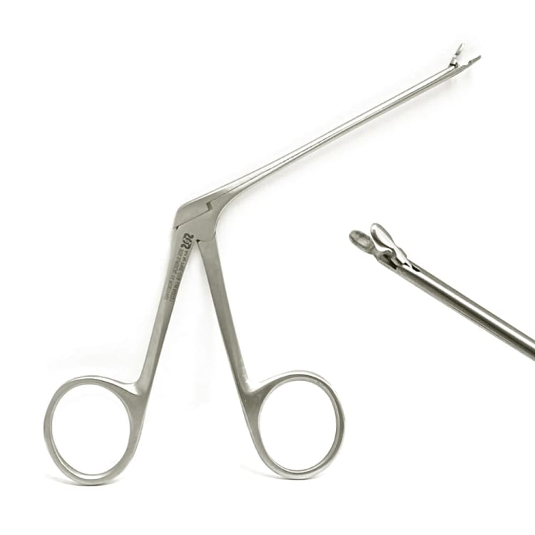 Strümpel Ear Forceps, Jaws 2 mm, 80 mm (3 ⅛")