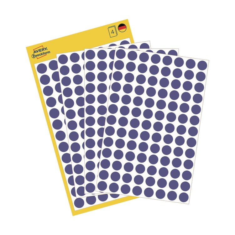 Avery Zweckform marking dot 8 mm 416 pieces blue