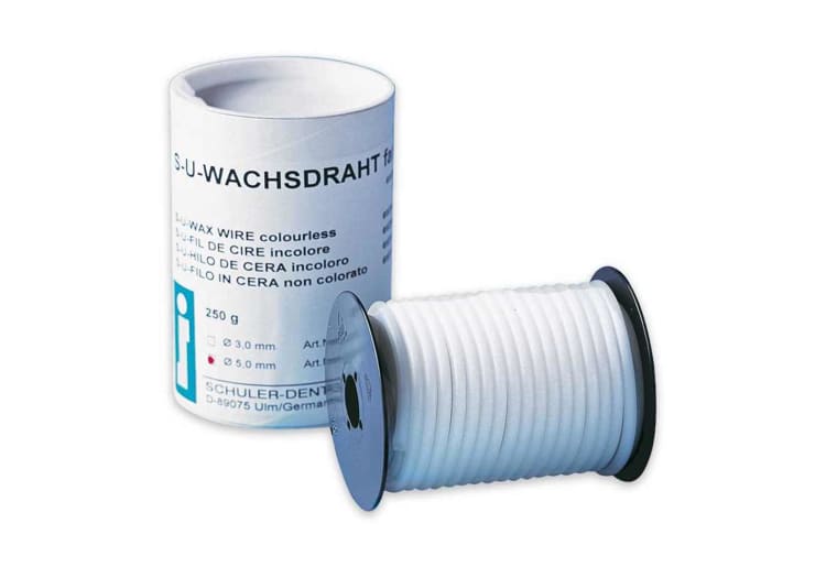 Wachsdraht 5,0 farblos 250g