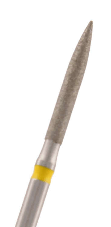 Diamant Flamme Körnung: Gelb (extra-fein, 1 Packung á 5 Stück)