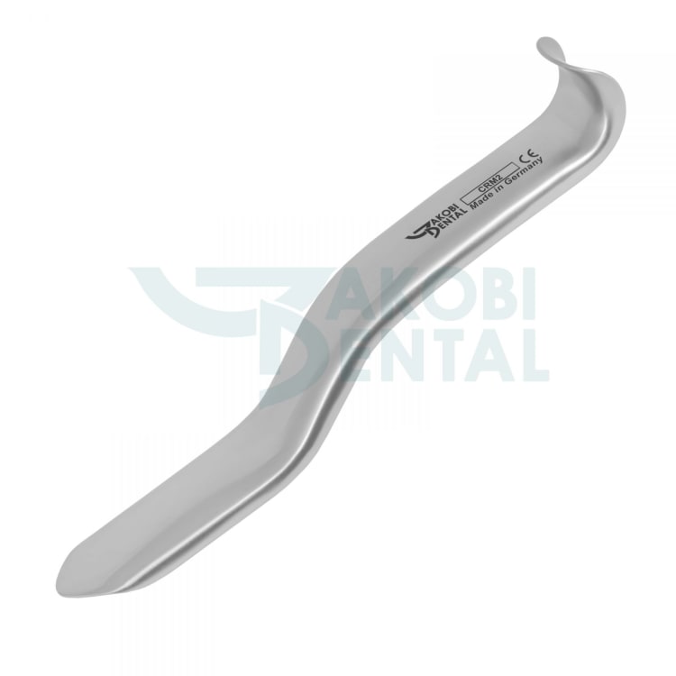 Cheek retractor Cawood-Minnesota CRM2, total length ca. 155mm, stainless steel 