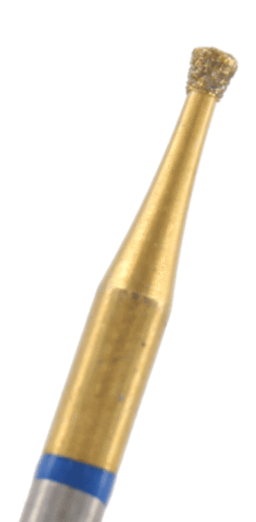 GOLD-Diamant umgek. Kegel Körnung: Blau (standard, 1 Packung á 5 Stück)