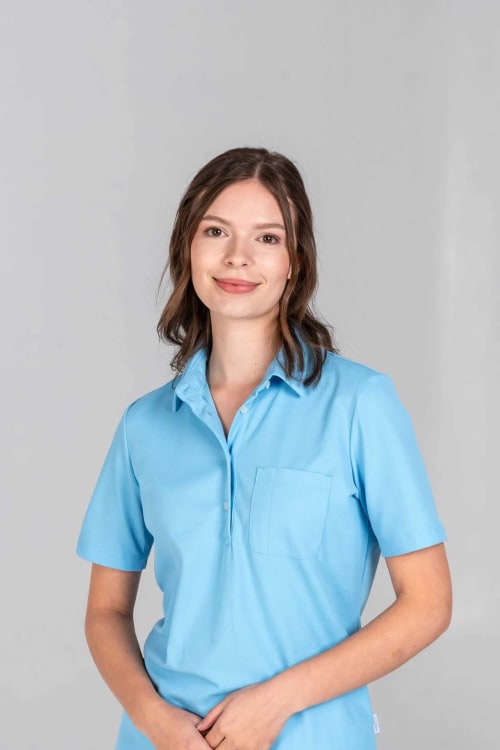 Van Laack Poloshirt 1/2 Arm MWW-S6 Skyblue XXL
