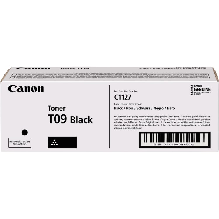 Canon toner T09 7,600 pages black
