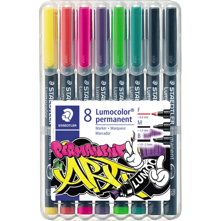 Staedtler OHP marker Lumocolor permanent 8 pieces