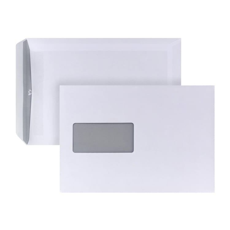 Posthorn mailing bag C5 with window self-adhesive 500 pieces white