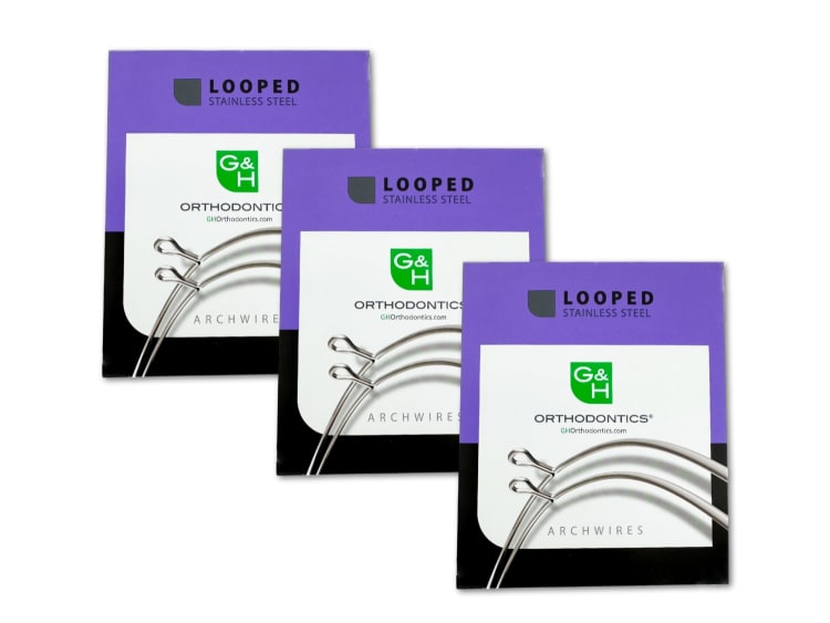 STAHL-BÖGEN T-LOOP 2-LOOP Idealform I 32mm .019x.025 (10 Stück/Pack)