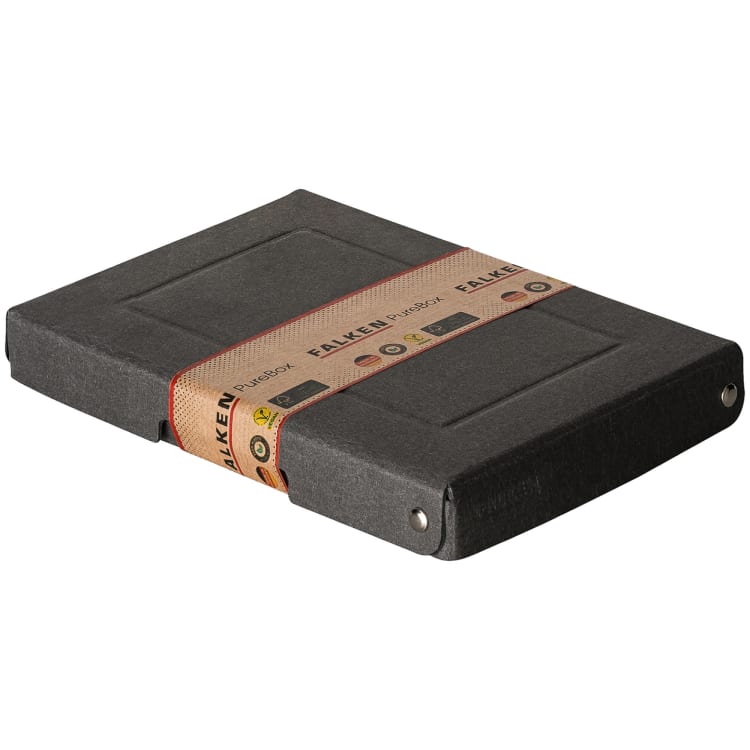 Falken storage box PURE Box Black 190x130x25 mm black