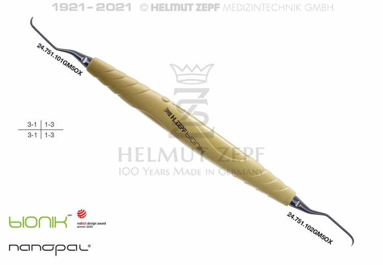 Spezial Kürette Bionik Gracey 1/2