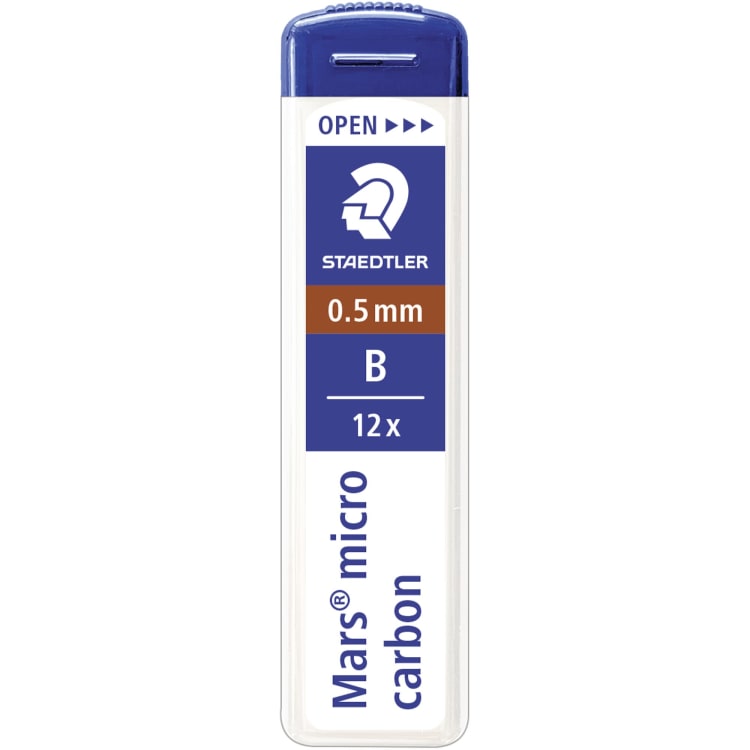Staedtler lead refill Mars micro carbon B 0.5 mm 12 pieces