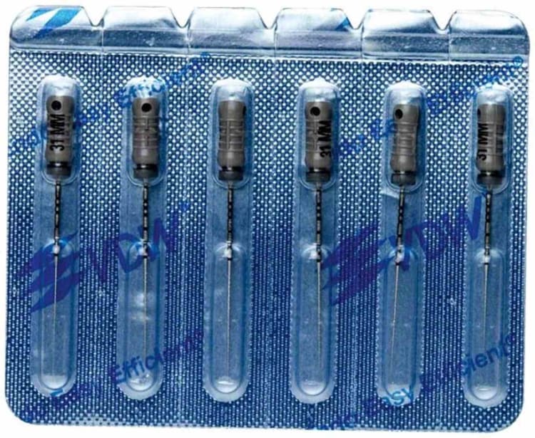 Hedströmfeilen 73/ 08 31mm steril 6St