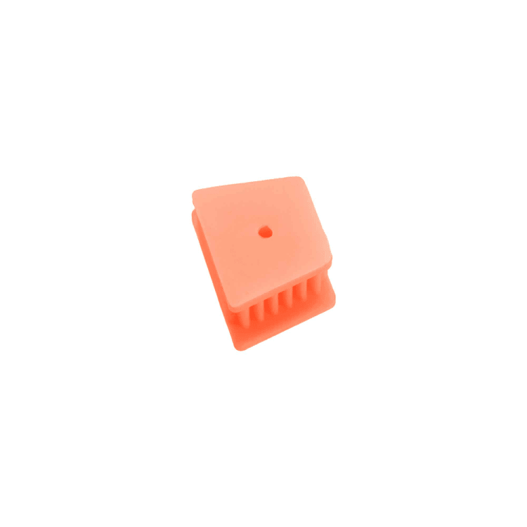 Mouth prop made of silicone (sterilisable) orange 24x24 mm