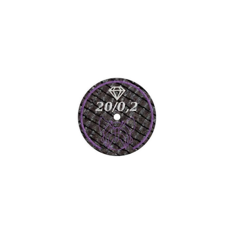 U-Dent diamond separating discs 20 x 0.2 mm, pack size: 10 pieces