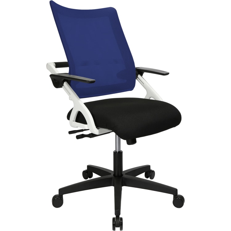 Topstar office swivel chair New Smove with armrests blue