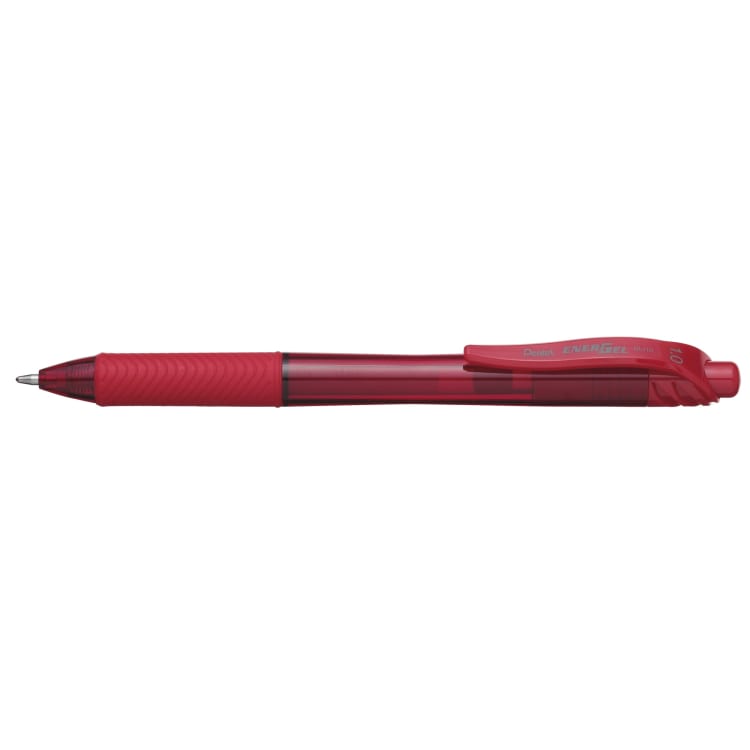 Pentel gel pen EnerGel X 0.5 mm retractable red