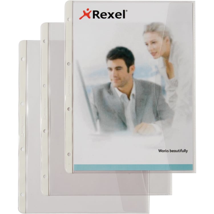Rexel document sleeve A4 10 pieces transparent
