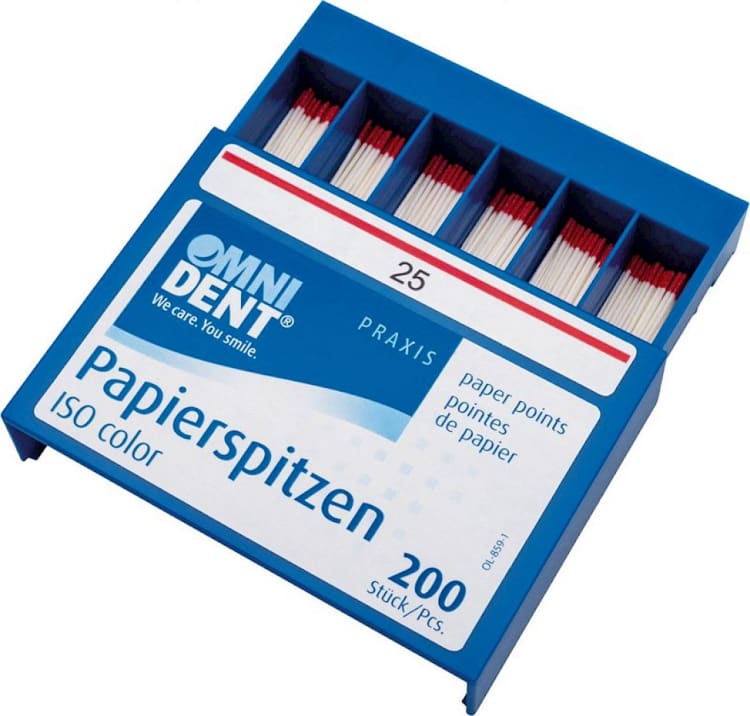 Omnident Papierspitzen Top Color Gr. 025 Red
