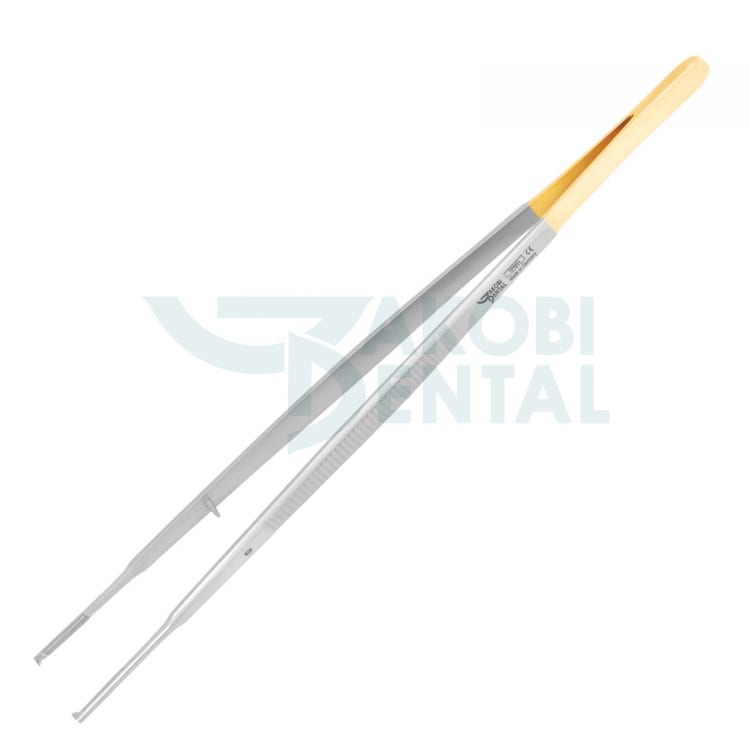 Forceps Gerald TP 5051, surgical, 1x2 toothed, length 180mm, TC, stainless steel