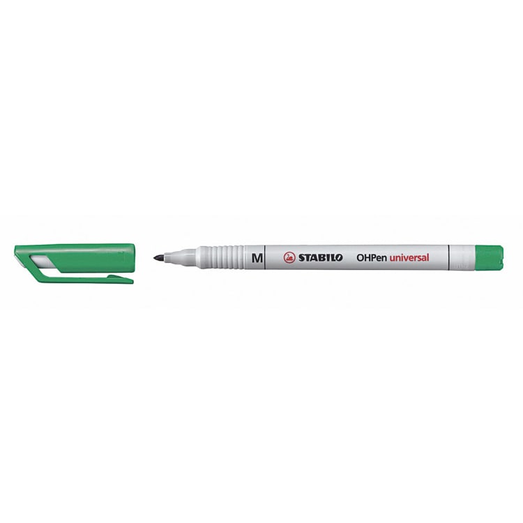 Stabilo OHP marker OHPen M 1 mm non-permanent green