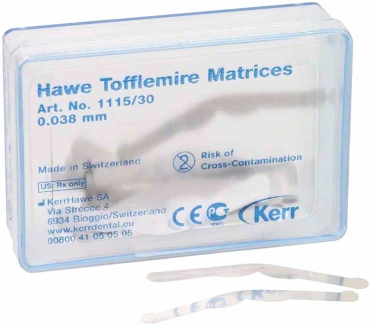 Kerr Hawe™ Tofflemire Matrizen 1115/30 0,038mm Thin