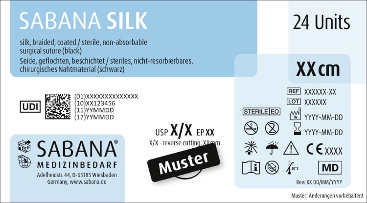 SABANA Silk 4-0 DS-13 45cm 1,5