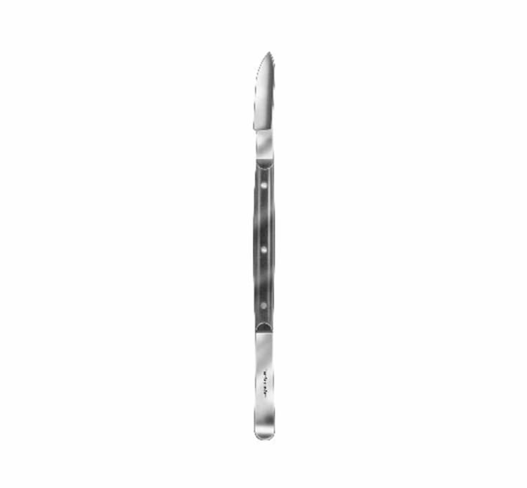 Wachsmesser Fahnenstock 175mm