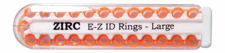 EZ-ID Markierungsringe groß n-orang.25St