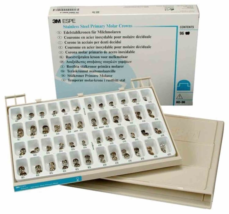 Solventum Edelstahlkronen Milchmolaren OK/UK Intro Kit