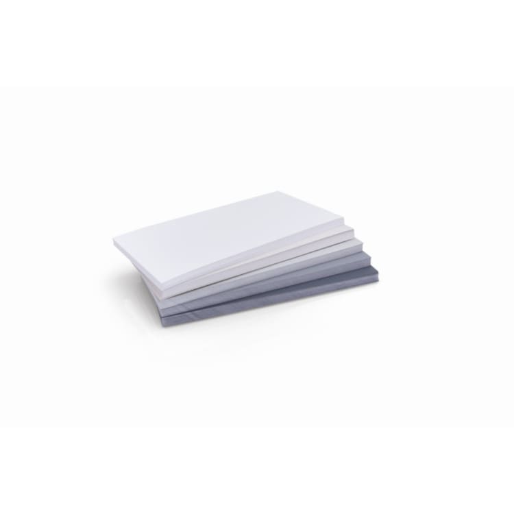 magnetoplan moderation card Grey rectangle 200x100 250 pieces assorted