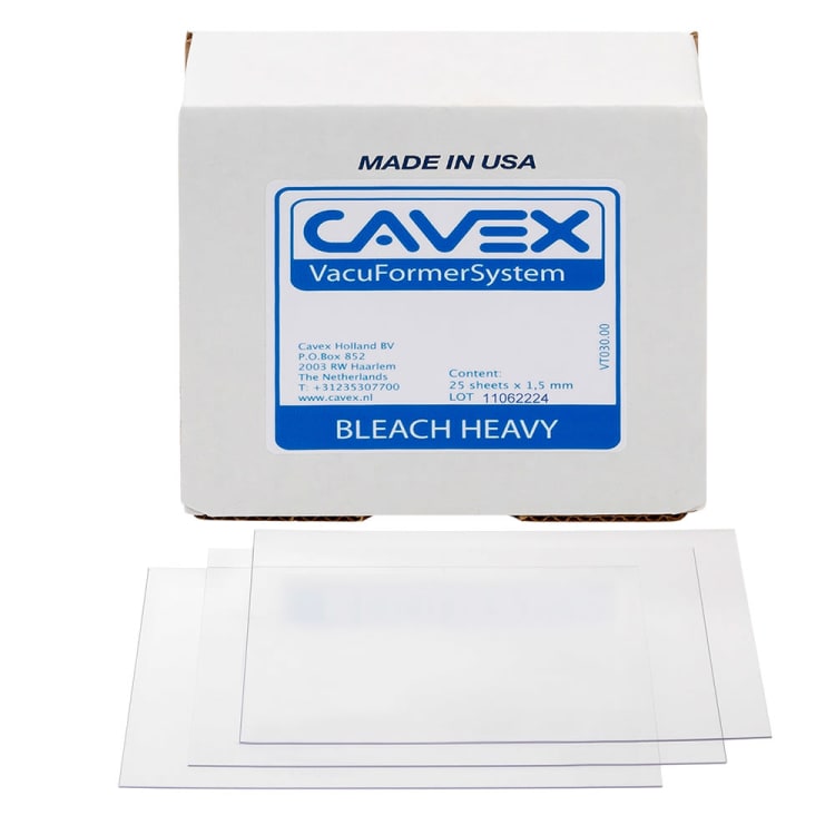 Cavex VF bleach heavy 1,5x125x125mm 25St