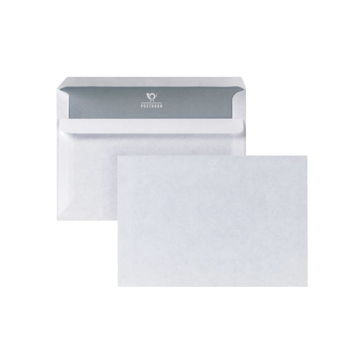 Posthorn envelope C6 without window self-adhesive 1,000 pieces white