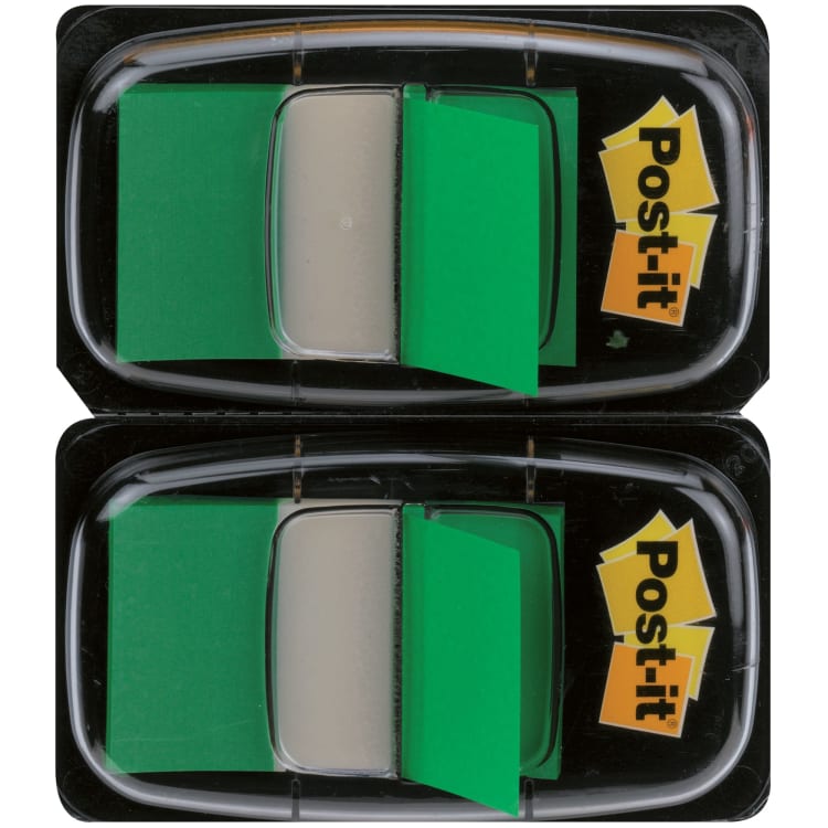 Post-it index tabs Index Standard 50 sheets green