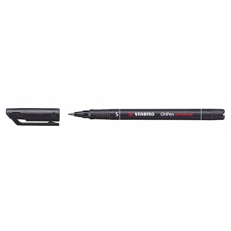 Stabilo OHP marker OHPen S 0.4 mm permanent black