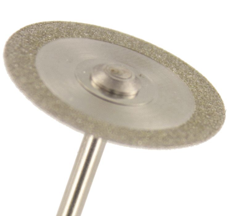 Diamantscheibe (0.22 mm) Körnung: Blau (standard, 1 Packung á 1 Stück)