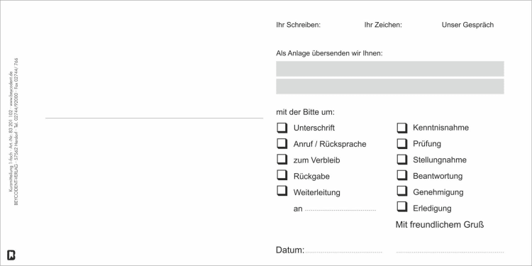 Kurzmitteilung Dl einf.Neutr. 100St